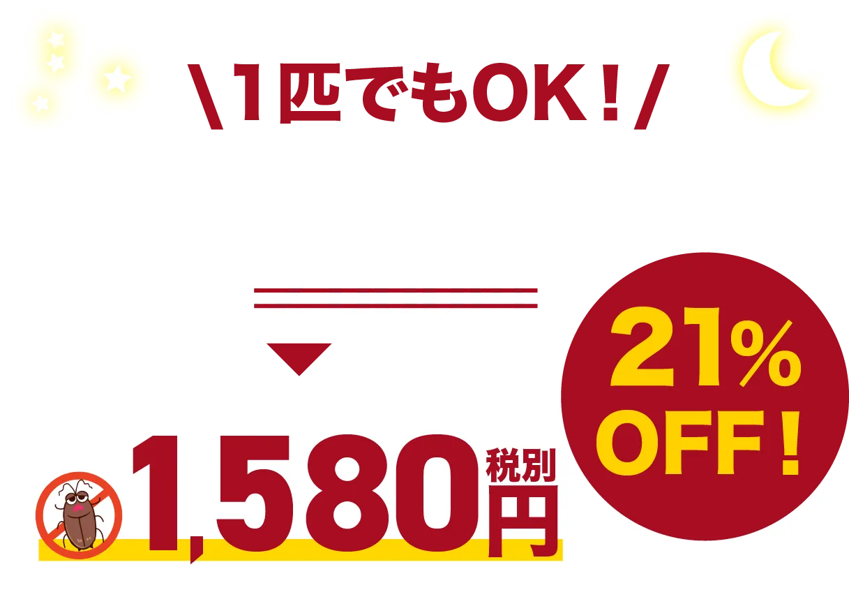 1匹でもOK！このページからのご連絡で3,000円OFF